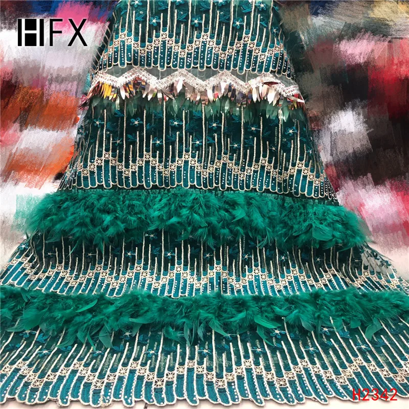 HFX high quality Nigerian Lace Fabric glitter fashionable african Lace Fabric with feather for womem dress free shipping H2350
HFX high quality Nigerian Lace Fabric glitter fashionable african Lace Fabric with feather for womem dress free shipping H2350