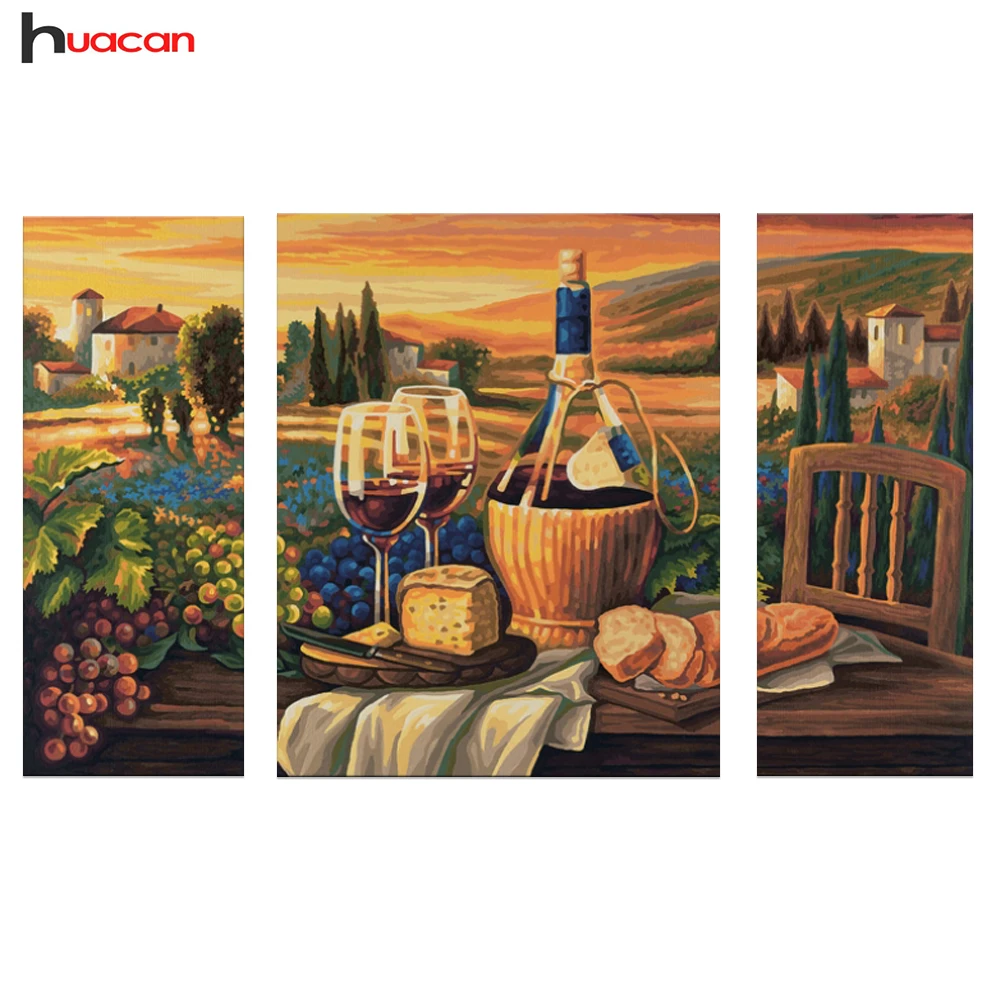 HUACAN DIY 5D Fruit Diamond Embroidery Dinning Room Decorative Diamond Mosaic Cross Stitch Relative Gifts 3pcs European Arts
HUACAN DIY 5D Fruit Diamond Embroidery Dinning Room Decorative Diamond Mosaic Cross Stitch Relative Gifts 3pcs European Arts