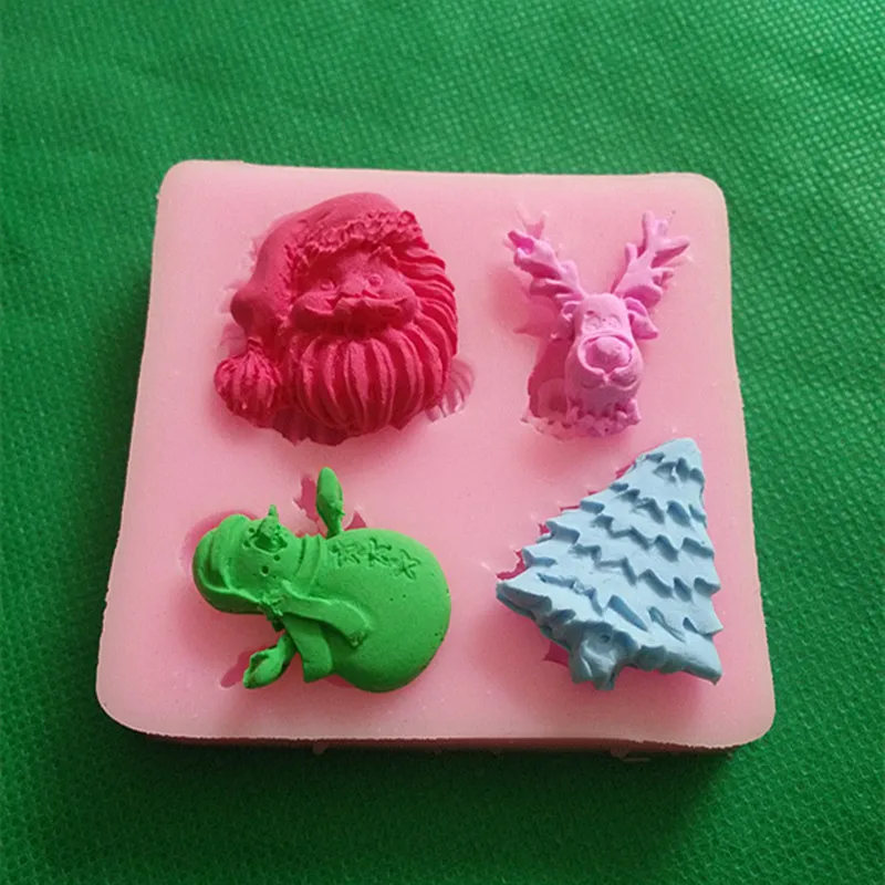 Santa Silicone Clay Molds Fondant Molds Cake Icing Decorations Cupcake Pan Kitchenware JH023
Santa Silicone Clay Molds Fondant Molds Cake Icing Decorations Cupcake Pan Kitchenware JH023