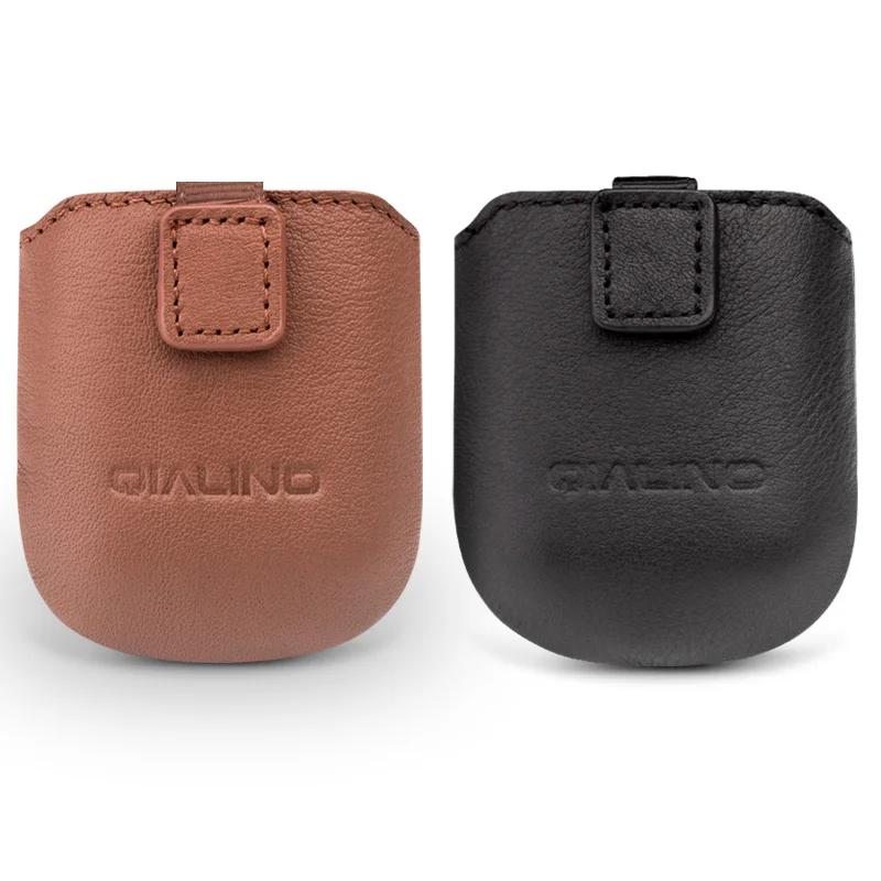 QIALINO Genuine leather Case for Apple AirPods Soft Silicone Anti-lost Cover Mini Pocket For Apple AirPods Ultra Thin Bag
QIALINO Genuine leather Case for Apple AirPods Soft Silicone Anti-lost Cover Mini Pocket For Apple AirPods Ultra Thin Bag