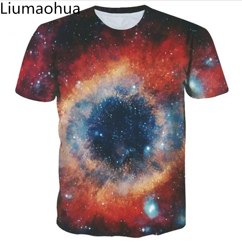 Liumaohua 2018 New Fashion Brand Men/Women T-shirt Summer Tops Tees Print Stars Black Hole Space Galaxy Tshirts Slim Clothing Pl
Liumaohua 2018 New Fashion Brand Men/Women T-shirt Summer Tops Tees Print Stars Black Hole Space Galaxy Tshirts Slim Clothing Pl