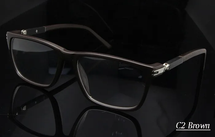 C2 brown eyeglasses side view