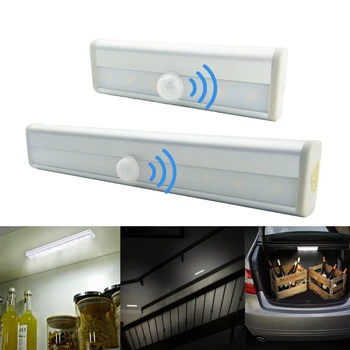 LED Under Cabinet Light PIR Motion Sensor Lamp 6/10 LEDs Dry Battery for Wardrobe Cupboard Closet Kitchen Night Light
LED Under Cabinet Light PIR Motion Sensor Lamp 6/10 LEDs Dry Battery for Wardrobe Cupboard Closet Kitchen Night Light