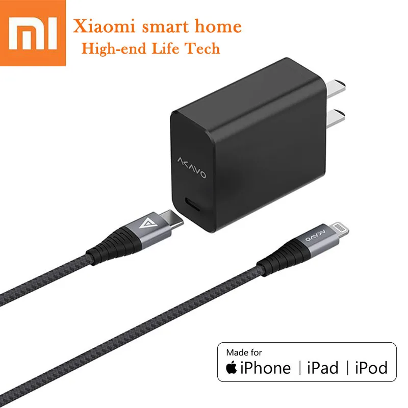 Original Xiaomi Fast Wall Charger 1.2M Weaving Data Cable 24W SE Fast Adapter PD Fast Charging Set Adapter For iPhone iPad iPod
Original Xiaomi Fast Wall Charger 1.2M Weaving Data Cable 24W SE Fast Adapter PD Fast Charging Set Adapter For iPhone iPad iPod