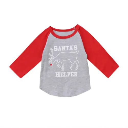 US STOCK Christmas toddler Kids Baby Boys Girls T-Shirts cartoon print Deer Casual Clothes long Red sleeve T-Shirts for kids
US STOCK Christmas toddler Kids Baby Boys Girls T-Shirts cartoon print Deer Casual Clothes long Red sleeve T-Shirts for kids
