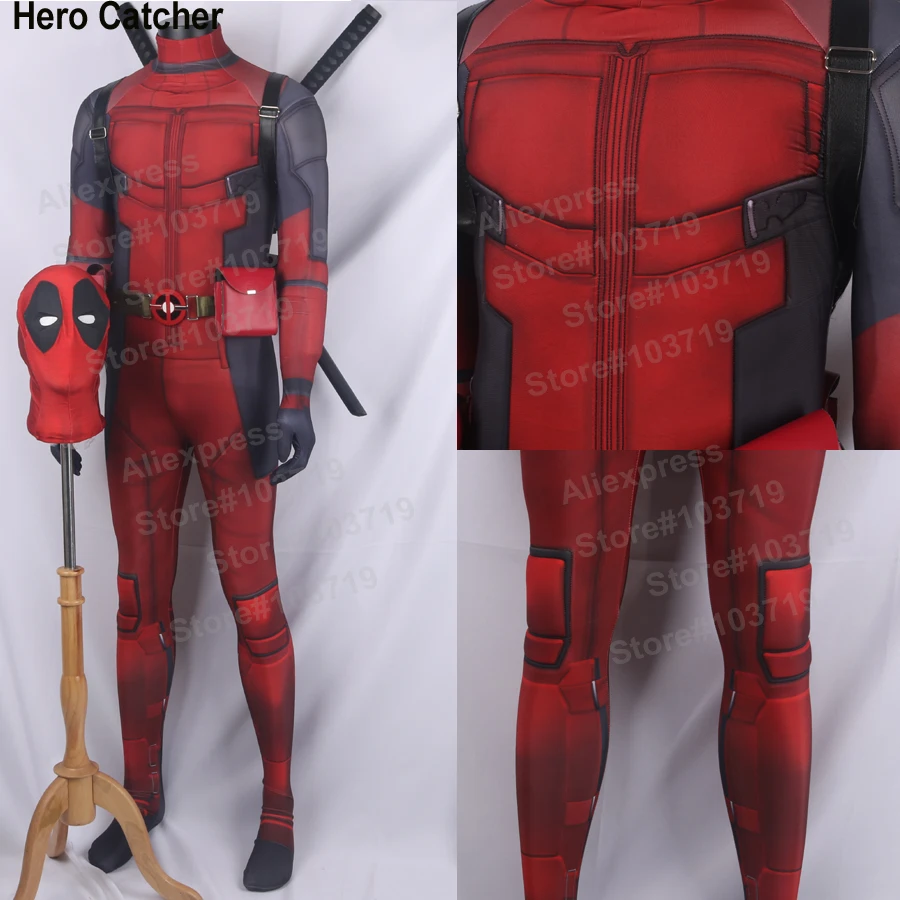 Hero Catcher Newest Deadpool Spandex Costume With Muscle Comic Deadpool Suit Hero 3D Print Spandex Lycra Zentai Suit
Hero Catcher Newest Deadpool Spandex Costume With Muscle Comic Deadpool Suit Hero 3D Print Spandex Lycra Zentai Suit