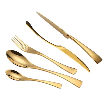 5PCS/Set Stainless Steel Dinnerware Sets Cutlery Tableware Creative Dinner Set Utensil Set
5PCS/Set Stainless Steel Dinnerware Sets Cutlery Tableware Creative Dinner Set Utensil Set