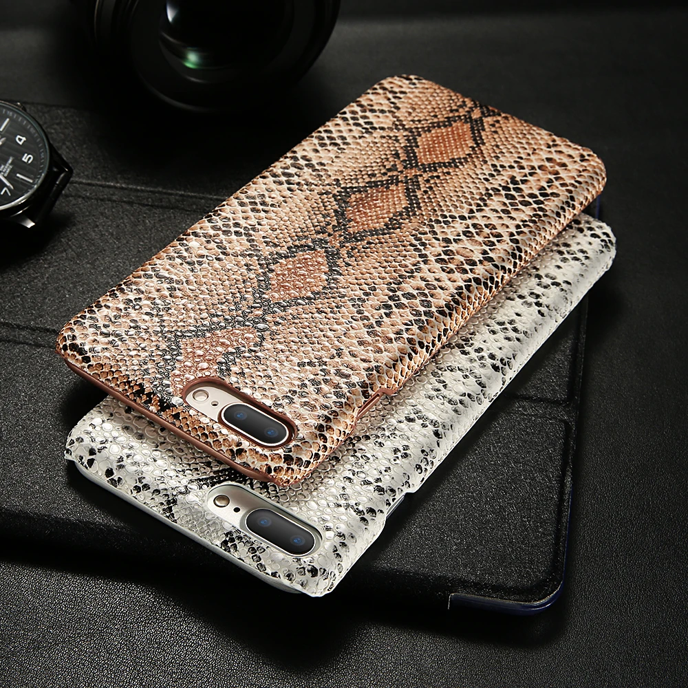 Чехол KISSCASE с узором из кожи питона для iPhone 6 6S Plus XS 7 8 роскошные чехлы телефонов X MAX