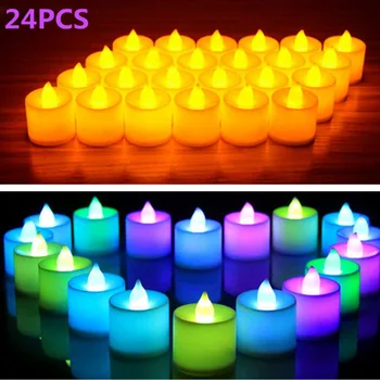 Adeeing 24PCS Electronic Candle Light Romantic Lamp Flameless Tealight Candles Wedding Party Yard Decoration
Adeeing 24PCS Electronic Candle Light Romantic Lamp Flameless Tealight Candles Wedding Party Yard Decoration