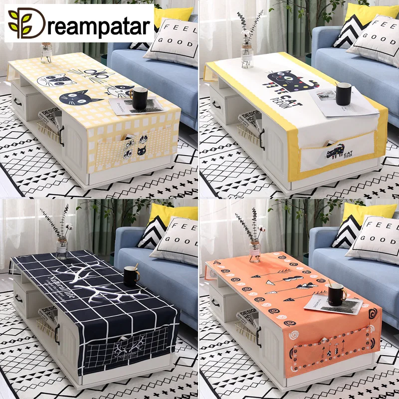 Creative Side Pocket Design Nordic Elk Print Tablecloth Living Room Coffee Table Waterproof Decorative Cloth Towel BD138A
Creative Side Pocket Design Nordic Elk Print Tablecloth Living Room Coffee Table Waterproof Decorative Cloth Towel BD138A