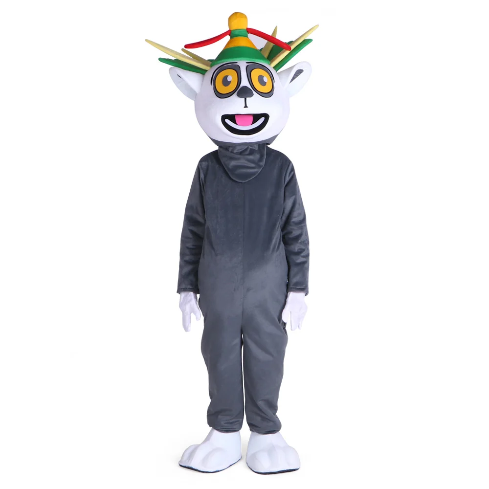 Unisex Madagascar King Julian Lemur Lemuroid Lemuridae Mascot Costume Cartoon Character Mascotte for Adult Halloween purim party
Unisex Madagascar King Julian Lemur Lemuroid Lemuridae Mascot Costume Cartoon Character Mascotte for Adult Halloween purim party