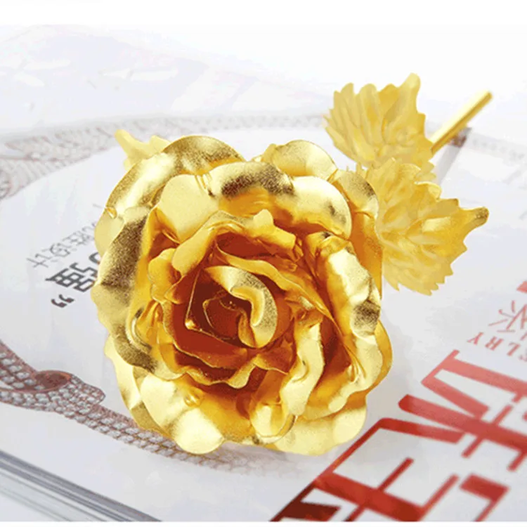 Creative Valentine Day Gifts 24K Gold Rose Flower Wedding Christmas Gifts Artificial Golden Flower for Girlfriend Gold Plated
Creative Valentine Day Gifts 24K Gold Rose Flower Wedding Christmas Gifts Artificial Golden Flower for Girlfriend Gold Plated