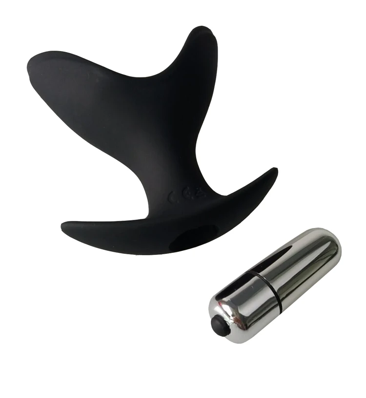 V port Function Anal Plug Vibrators Opening Butt Plug Silicone Anal Vibrator Sex Toys For Woman Men Gay Adult G-spot Stimulator