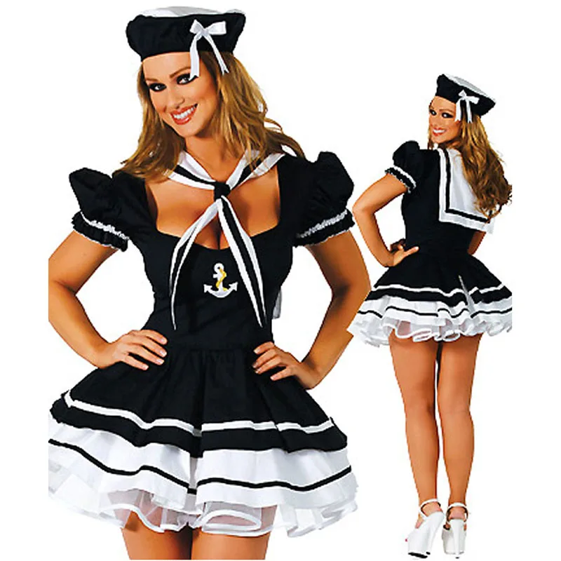 Women Sailor Costume Adult Sexy Navy Sailor Cosplay Costumes for Halloween Costume Party Dress Women Sexy Navy Sea Outfit
Women Sailor Costume Adult Sexy Navy Sailor Cosplay Costumes for Halloween Costume Party Dress Women Sexy Navy Sea Outfit