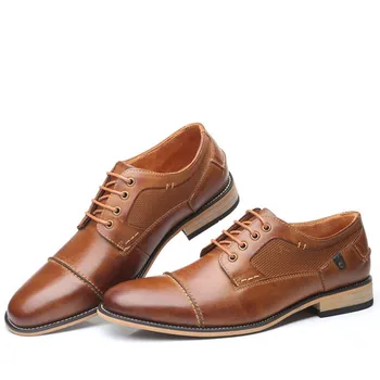 2020 New Arrival Shoes Men Genuine Leather Lace-up Wedding Shoes Business Dress Shoes Men's Formal Oxfords Flats Plus Size 13
2020 New Arrival Shoes Men Genuine Leather Lace-up Wedding Shoes Business Dress Shoes Men's Formal Oxfords Flats Plus Size 13