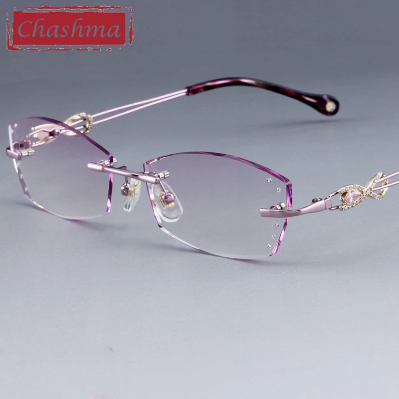 Eyeglass Frames with Rhinestone Women Computer Glasses lentes mujer Transparent Glasses Spectacle Frame Rimless Glasses Optik
Eyeglass Frames with Rhinestone Women Computer Glasses lentes mujer Transparent Glasses Spectacle Frame Rimless Glasses Optik