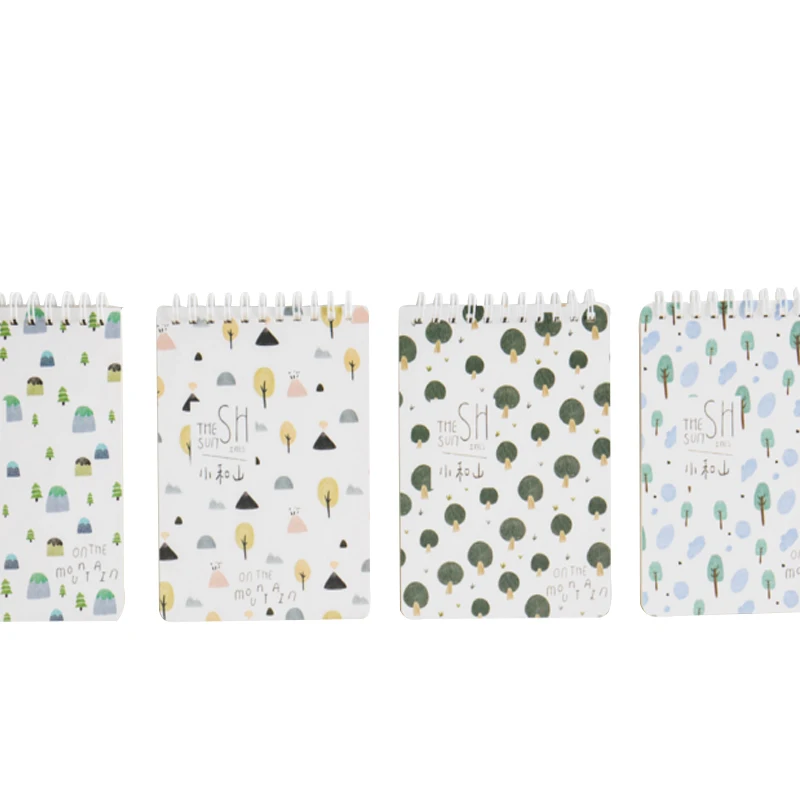1pcs/lot small tree pattern series coil notebook paper pocket schedule agenda memo pad school office supplies stationery
1pcs/lot small tree pattern series coil notebook paper pocket schedule agenda memo pad school office supplies stationery