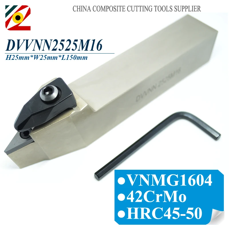 EDGEV DVVNN 2525M16 DVVNN CNC Metal Lathe Cutter External Turning Tool Holder For Carbide Insert VNMG160404 VNMG332
EDGEV DVVNN 2525M16 DVVNN CNC Metal Lathe Cutter External Turning Tool Holder For Carbide Insert VNMG160404 VNMG332