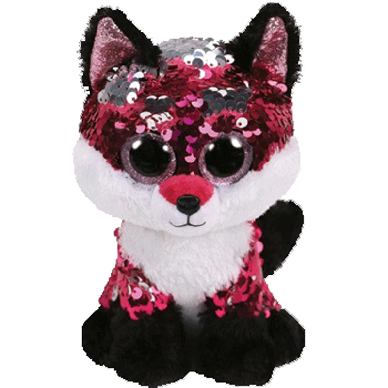 Ty Sequins Flippables 9" 25cm Jewel the fox Plush Regular Big-eyed Stuffed Animal Collection Doll Toy
Ty Sequins Flippables 9" 25cm Jewel the fox Plush Regular Big-eyed Stuffed Animal Collection Doll Toy