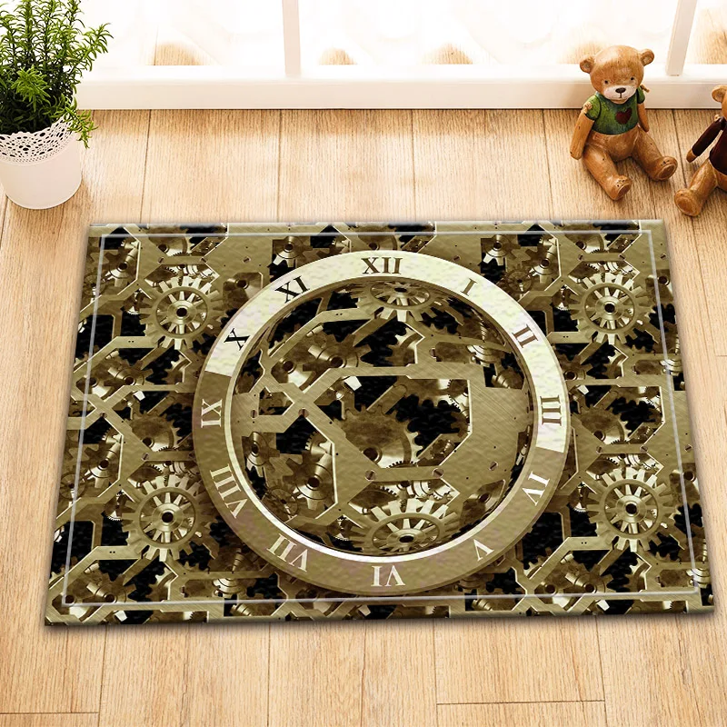 60*40 Steampunk Mechanical Clock Face Gear Memory Foam Floor Toilet Door Mat Kitchen Bedroom Carpet For Living Room Bathroom Rug
60*40 Steampunk Mechanical Clock Face Gear Memory Foam Floor Toilet Door Mat Kitchen Bedroom Carpet For Living Room Bathroom Rug