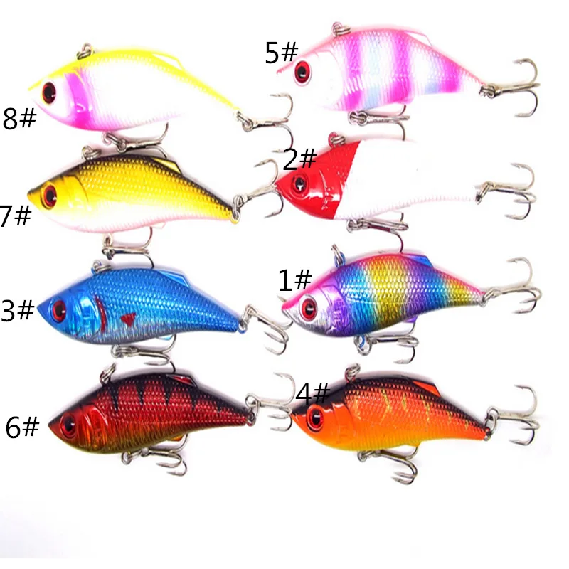8CM Hot Sales Diving Lures Vib 8 Color 11.8g Integrated Bait Fishing Lure Essential Accessories
8CM Hot Sales Diving Lures Vib 8 Color 11.8g Integrated Bait Fishing Lure Essential Accessories