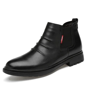 plus size men casual business office formal dress spring autumn ankle chelsea boots breathable cow leather shoes black boot male
plus size men casual business office formal dress spring autumn ankle chelsea boots breathable cow leather shoes black boot male