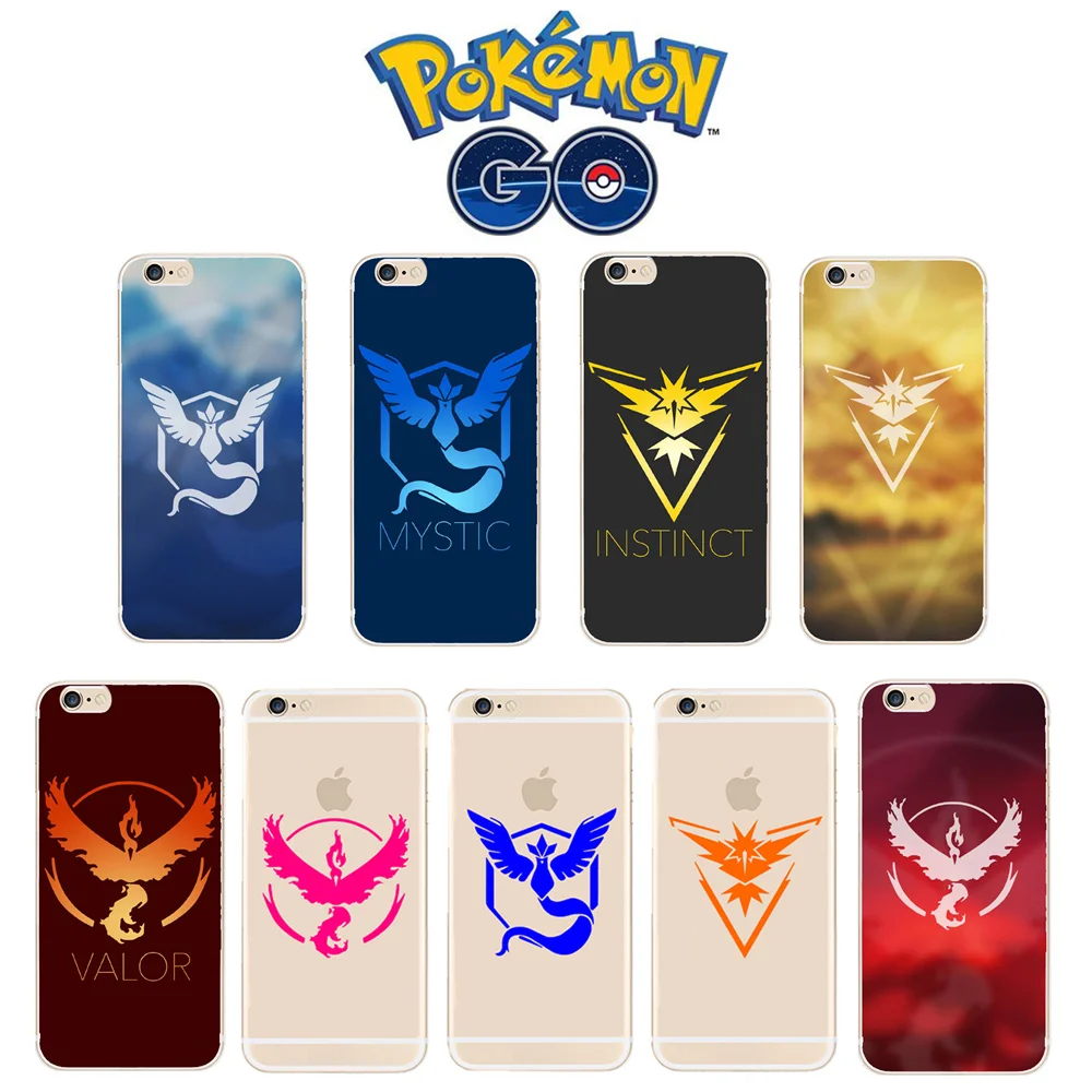 Game Pokemons Go Pokeball Team Valor Team Mystic Team Instinct Soft TPU Case Cover For iphone X 5 5S SE 5C 6 6S 7 8 Plus Coque
Game Pokemons Go Pokeball Team Valor Team Mystic Team Instinct Soft TPU Case Cover For iphone X 5 5S SE 5C 6 6S 7 8 Plus Coque