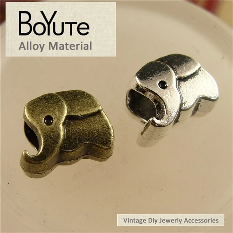 BoYuTe (100 Pieces/Lot) 11*9*7MM Antique Bronze Silver Plated Metal Elephant Beads Diy Jewelry Findings Accessories
BoYuTe (100 Pieces/Lot) 11*9*7MM Antique Bronze Silver Plated Metal Elephant Beads Diy Jewelry Findings Accessories