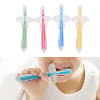 Newest Soft Silicone Kids Teether Training Toothbrushes For Children Baby Toothbrush Infant Newborn Dental Oral Care Brush Tool
Newest Soft Silicone Kids Teether Training Toothbrushes For Children Baby Toothbrush Infant Newborn Dental Oral Care Brush Tool