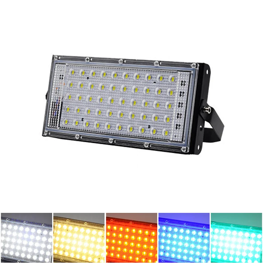 Outdoor IP66 RGB Waterproof Floodlights 50W Ultra bright LED Flood Light DIY Combination LED Projector Garden Street Flood Lamp
Outdoor IP66 RGB Waterproof Floodlights 50W Ultra bright LED Flood Light DIY Combination LED Projector Garden Street Flood Lamp