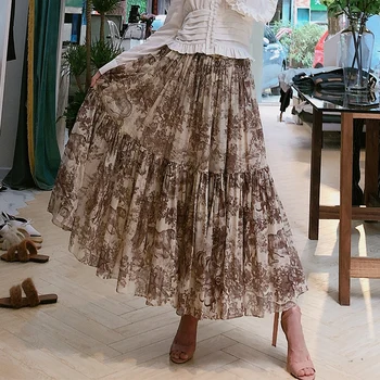 Women animal leopard print long skirt pleated Maxi skirts new 2019 spring Summer High Waist Brand Runway Skirt Red Blue
Women animal leopard print long skirt pleated Maxi skirts new 2019 spring Summer High Waist Brand Runway Skirt Red Blue