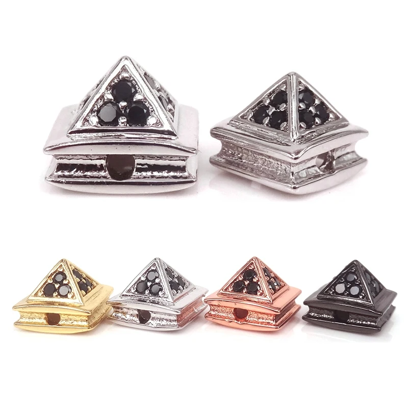8mm 10mm Gold/Silver/Black/Rose Gold Color & Micro Pave CZ Square Pyramid Spike Rivet Beads For HIPHOP Men Bracelets Making
8mm 10mm Gold/Silver/Black/Rose Gold Color & Micro Pave CZ Square Pyramid Spike Rivet Beads For HIPHOP Men Bracelets Making