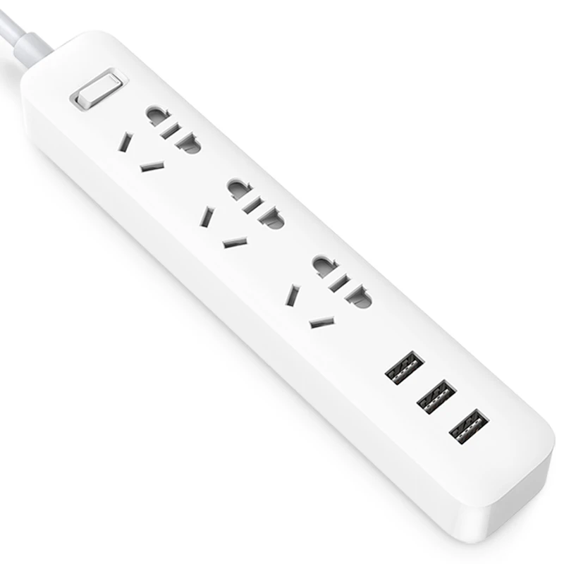Original Xiaomi Qingmi Power Strip 5V 2.1A fast charging 3 sockets USB Extension Socket Plug Charger with Socket Standard
Original Xiaomi Qingmi Power Strip 5V 2.1A fast charging 3 sockets USB Extension Socket Plug Charger with Socket Standard