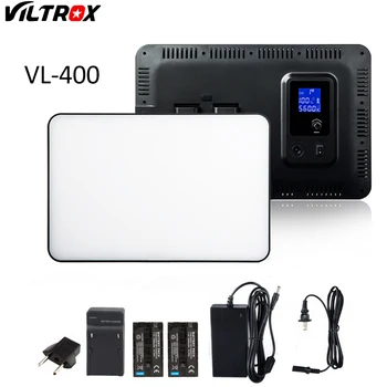 VILTROX VL-400T 40W Wireless Remote Photo Video Studio LED Light Bi-Color Dimmable+AC Power Adapter for Camera Light Stand
VILTROX VL-400T 40W Wireless Remote Photo Video Studio LED Light Bi-Color Dimmable+AC Power Adapter for Camera Light Stand