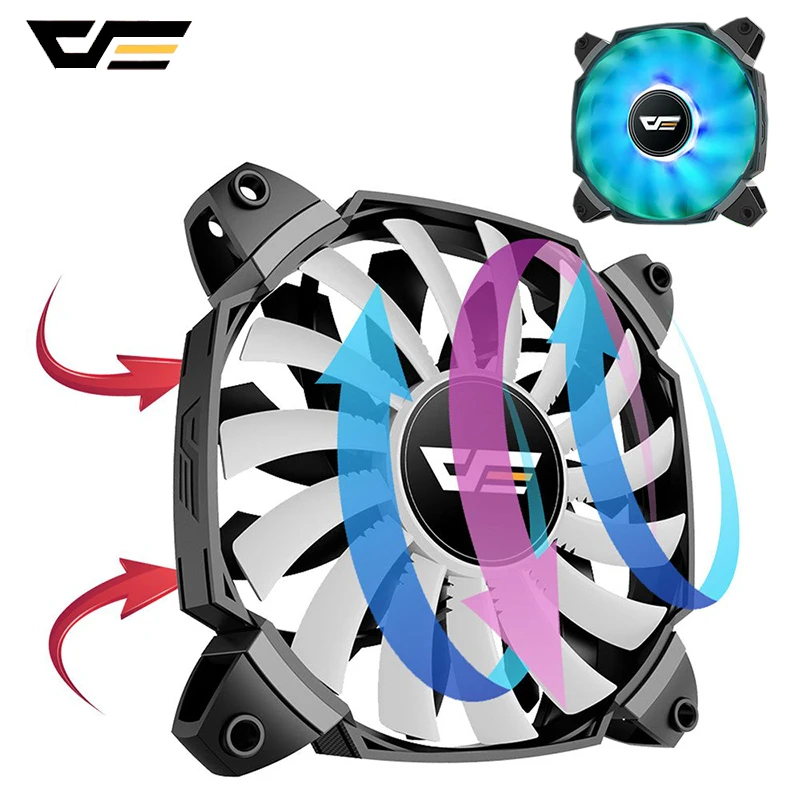 darkFlash 120mm GR12 Computer Case PC Cooling Fan RGB LED Quiet Dual Blade LED Fan CPU Cooler and Radiators Computer Gaming Fan
darkFlash 120mm GR12 Computer Case PC Cooling Fan RGB LED Quiet Dual Blade LED Fan CPU Cooler and Radiators Computer Gaming Fan