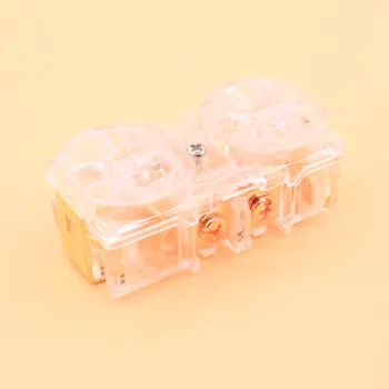 1x US Red Copper plated Power Receptacle wall outlet for power distributor socket
1x US Red Copper plated Power Receptacle wall outlet for power distributor socket