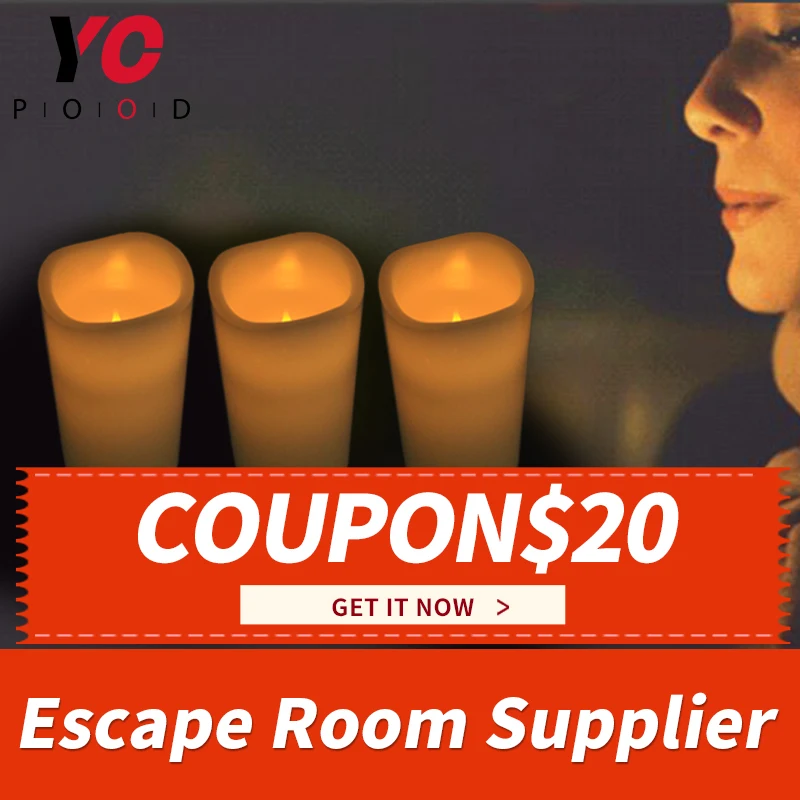 

Candles Prop escape room puzzle game 1987 lock blow candles on or out in or no orders to release blow candles to unlock YOPOOD