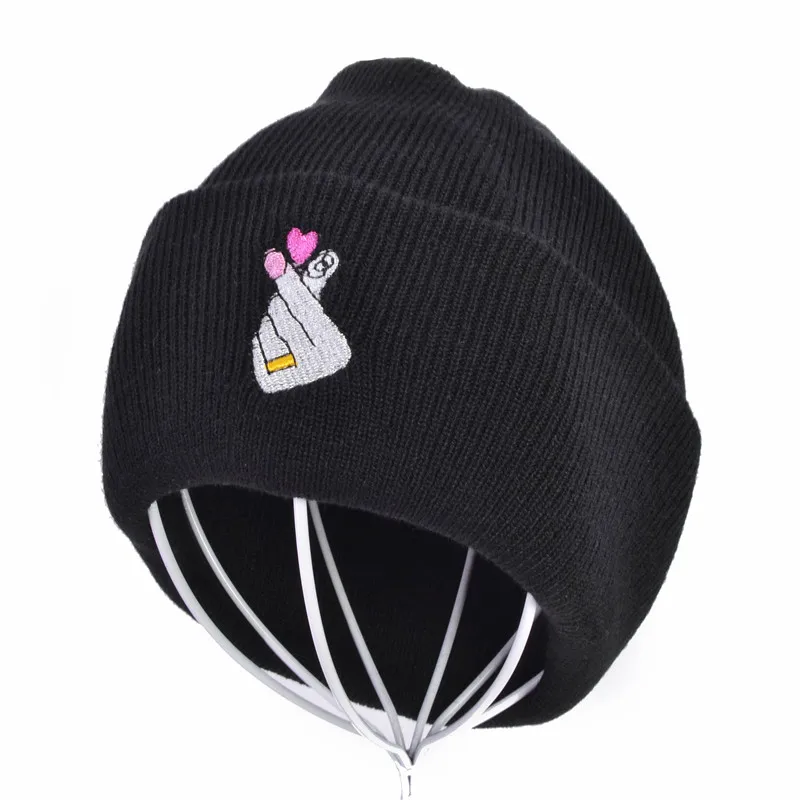 Love Gestures Finger Embroidery beanie Cap bone Men Women winter hat Love Knitted winter hats for women Beanies Outdoors Caps
Love Gestures Finger Embroidery beanie Cap bone Men Women winter hat Love Knitted winter hats for women Beanies Outdoors Caps