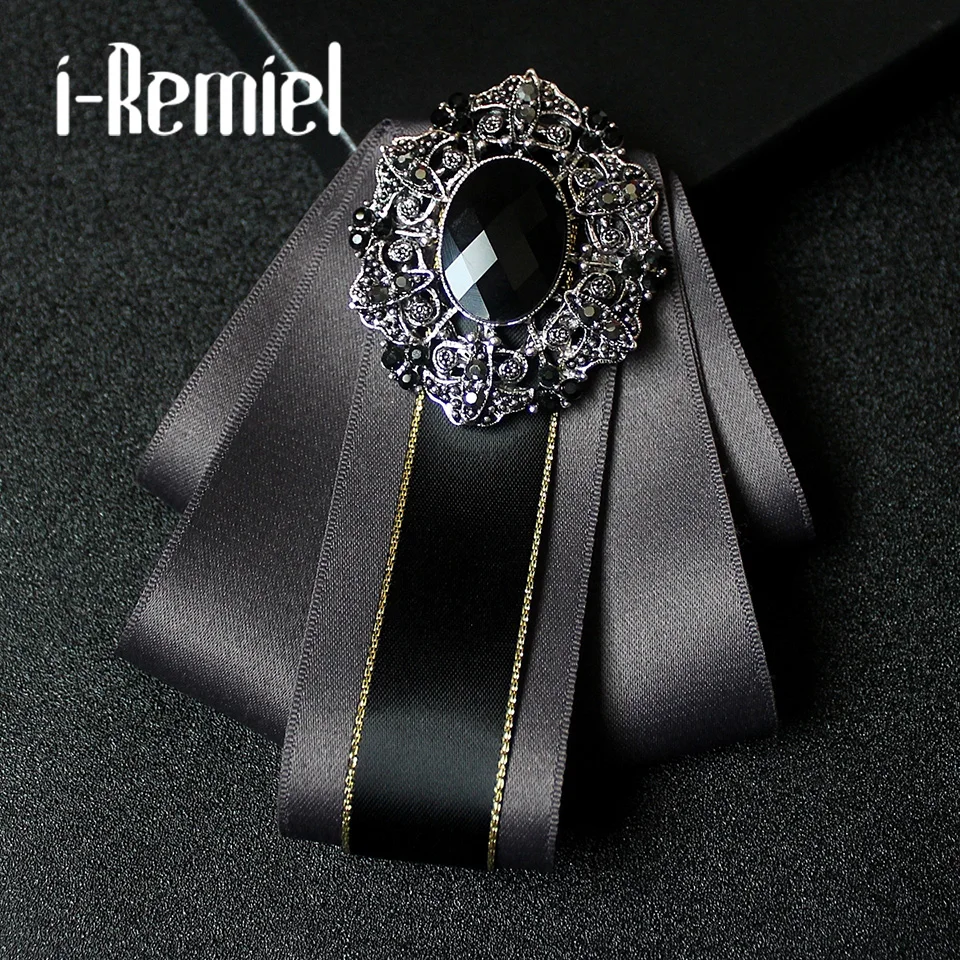 i-Remiel Fabric Bow Brooch for Men Wedding Dress Shirt Collar Decoration Accessories Rhinestone Pins And Brooches Badge Broche
i-Remiel Fabric Bow Brooch for Men Wedding Dress Shirt Collar Decoration Accessories Rhinestone Pins And Brooches Badge Broche