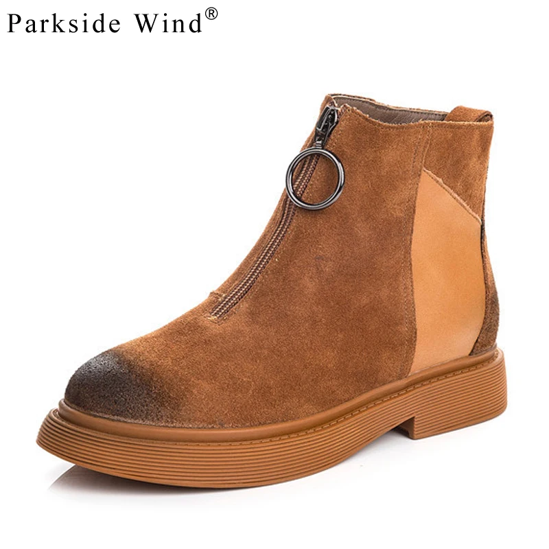 Parkside Wind Fashion Women Boots Flock Metal Decoration Female Shoes Zip Thick Heel Ankle Boots For Woman Autumn XWA3105-45
Parkside Wind Fashion Women Boots Flock Metal Decoration Female Shoes Zip Thick Heel Ankle Boots For Woman Autumn XWA3105-45
