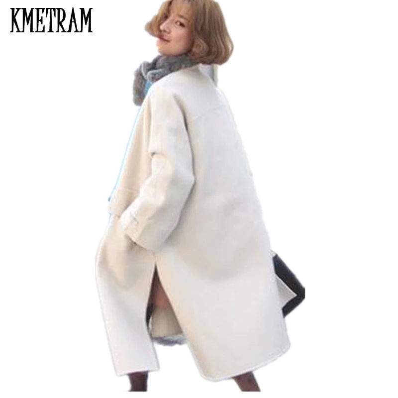 Long Cashmere Coat Female Wide-waisted Mandarin Collar Women's Wool Oversized Coats and Jackets Roupas Femininas Korean CJJ0091
Long Cashmere Coat Female Wide-waisted Mandarin Collar Women's Wool Oversized Coats and Jackets Roupas Femininas Korean CJJ0091