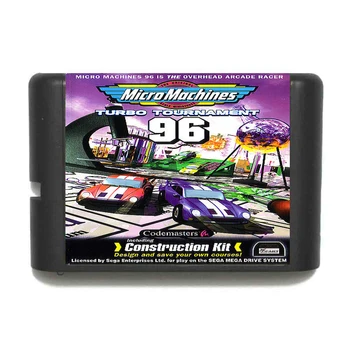 Micro Machines Turbo Tournament '96 16 bit MD Game Card For Sega Mega Drive For Genesis
Micro Machines Turbo Tournament '96 16 bit MD Game Card For Sega Mega Drive For Genesis