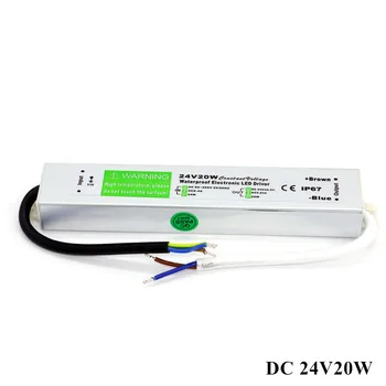 DC24V LED Transformer Power Supply Adapter AC 110V 220V 90-250V Input DC 20W 0.8A Output Waterproof ip67 LED Strip Light Driver
DC24V LED Transformer Power Supply Adapter AC 110V 220V 90-250V Input DC 20W 0.8A Output Waterproof ip67 LED Strip Light Driver