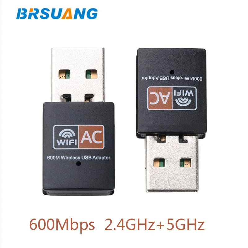 50pcs/lot BRSUANG 600Mbps Wireless USB WiFi Adapter Dual Band 2.4GHz+5GHz Wireless Network Cards For Computer PC Macbook Desktop
50pcs/lot BRSUANG 600Mbps Wireless USB WiFi Adapter Dual Band 2.4GHz+5GHz Wireless Network Cards For Computer PC Macbook Desktop