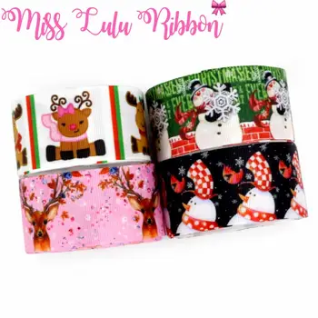 16mm-75mm Animal Series Cute Printed Grosgrain/Foe Ribbon Santa Claus Hair Band Making 50yards/roll DIY Christams Decor
16mm-75mm Animal Series Cute Printed Grosgrain/Foe Ribbon Santa Claus Hair Band Making 50yards/roll DIY Christams Decor