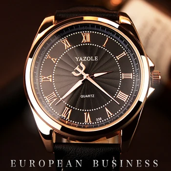 YAZOLE Men Quartz Watch Top Luxury Brand business Male Luminous Clock WristWatch Leisure Fashion Leather Relogio Masculino 2017
YAZOLE Men Quartz Watch Top Luxury Brand business Male Luminous Clock WristWatch Leisure Fashion Leather Relogio Masculino 2017