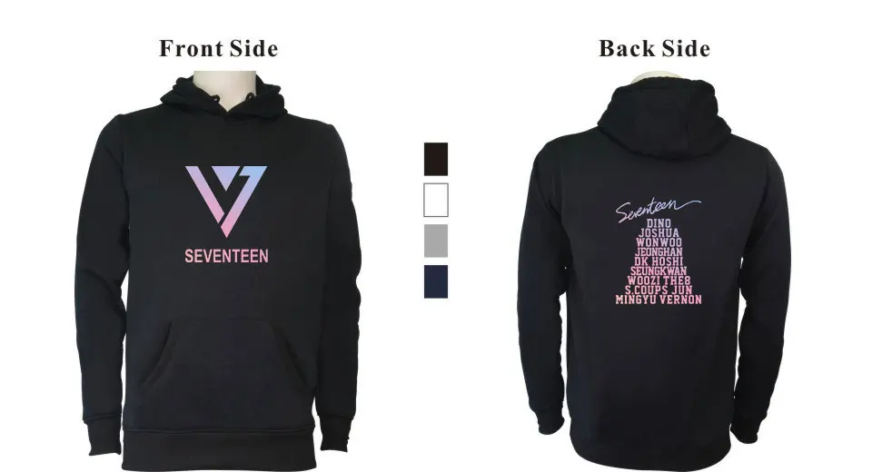 SEVENTEEN 17 Hoodies SEVENTEEN 17 Hoodies
