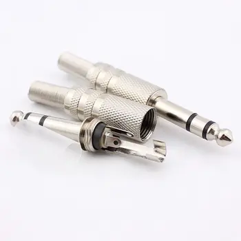 30pcs Jack 6.5mm Audio Wire Connector 6.35mm Plug Power Amplifier Microphone Plug Guitar Adapter Metal TRS
30pcs Jack 6.5mm Audio Wire Connector 6.35mm Plug Power Amplifier Microphone Plug Guitar Adapter Metal TRS