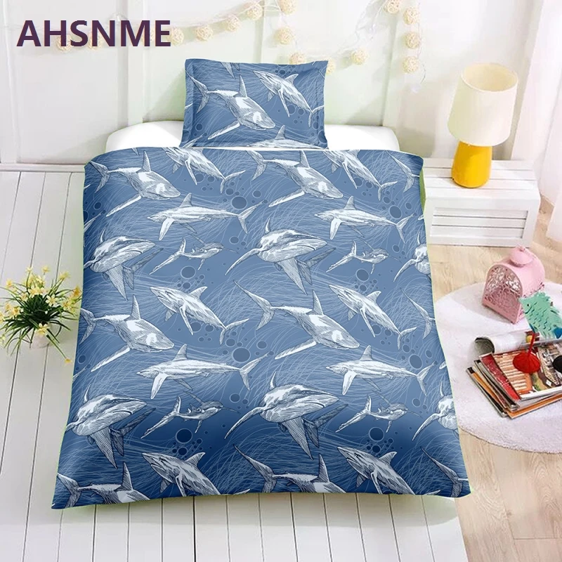 AHSNME Special Promotion! ! !Great Shark Bedding Set Fish Qutle Quilt Cover Home Textiles US and Australian and European sizes
AHSNME Special Promotion! ! !Great Shark Bedding Set Fish Qutle Quilt Cover Home Textiles US and Australian and European sizes