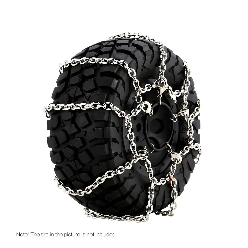 T-power 2pcs/4pcs Metal Snow Chain for 115-120mm Tire for RC Racing Climbing Rock Crawler 1/10 Car Truck Anti-skid Accessories
T-power 2pcs/4pcs Metal Snow Chain for 115-120mm Tire for RC Racing Climbing Rock Crawler 1/10 Car Truck Anti-skid Accessories